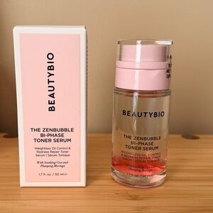 BeautyBio zen bubble bi-phase toner serum 50ml new in box